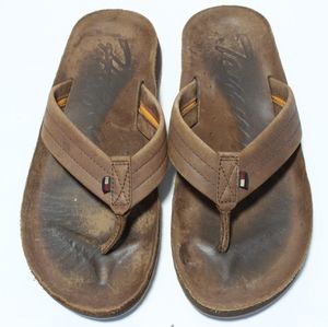 Tommy Hilfiger Leather Thong Sandals